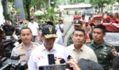 Kapolres Kediri dan Dandim 0809/Kediri Kompak Ikuti Penyerahan 200 Becak Listrik Bantuan Presiden RI