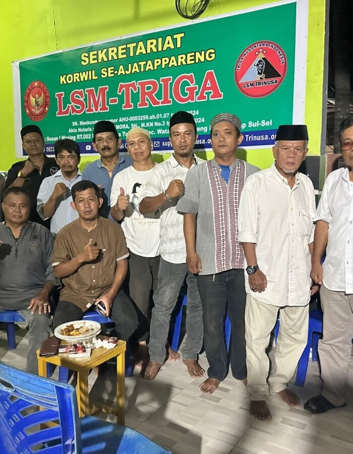 Eratkan Silaturahmi, FPII Setwil Sulsel dan LSM Triga Nusantara Ajatappareng Duduk Bareng Samakan Persepsi.​