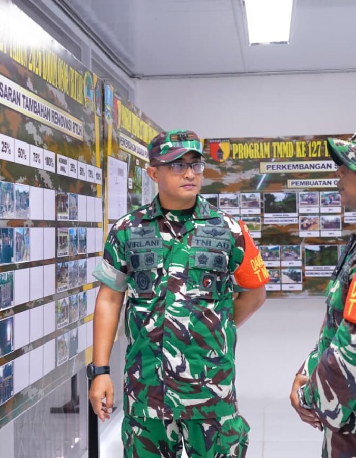 Dansatgas TMMD Ke 127 Pastikan Pembangunan Fisik Tepat Sasaran Di Gandusari