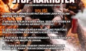 POLDA KEPRI TEGASKAN ZERO TOLERANCE KARHUTLA, IMBAU MASYARAKAT PATUHI LARANGAN PEMBAKARAN LAHAN