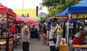 Polres Ngawi Patroli Pasar Pastikan Harga dan Stok Bapokting Aman