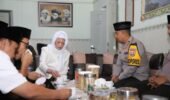 Hangatnya Idul Fitri, Kapolres Kediri Bersilaturahmi ke Sejumlah Ulama