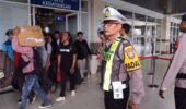Polres Pelabuhan Tanjungperak Gelar KRYD Kawal Arus Balik di Terminal GSN