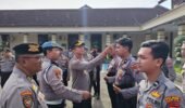 Pastikan Disiplin Anggota, Wakapolres Kediri Kota Pimpin Pemeriksaan Gaktibplin