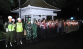 Sinergitas TNI-Polri dan Satpol PP, Patroli Gabungan Amankan Malam Minggu di wilayah hukum Polres Kediri Kota