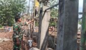 Pastikan Berjalan Lancar, Babinsa Dampingi Pembangunan KDKMP