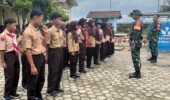 Program TMMD Sasar Siswa SDN 8 Way Khilau Latihan PBB, Tanamkan Disiplin dan Cinta Tanah Air Sejak Dini