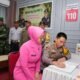 Cek Langsung Pos Pengamanan, Kapolres Kediri Kota Beri Semangat Personel Pengamanan Operasi