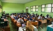 Ribuan Siswa SMP di Kediri Ikuti Tes Kemampuan Akademik