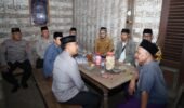 Kapolres Kediri bersama Ketua Himasal Kediri Raya Silaturahmi ke Salah Satu Ponpes Tertua di Kediri, Ponpes Mahir Arriyadl