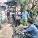 Sukseskan Solo Berseri, Babinsa Serengan Kerja Bakti Bersihan Lingkungan