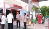 Sidak SPBU dan SPBE Kapolres Sumenep Tegaskan Stok Aman, Isu Kenaikan Hoaks
