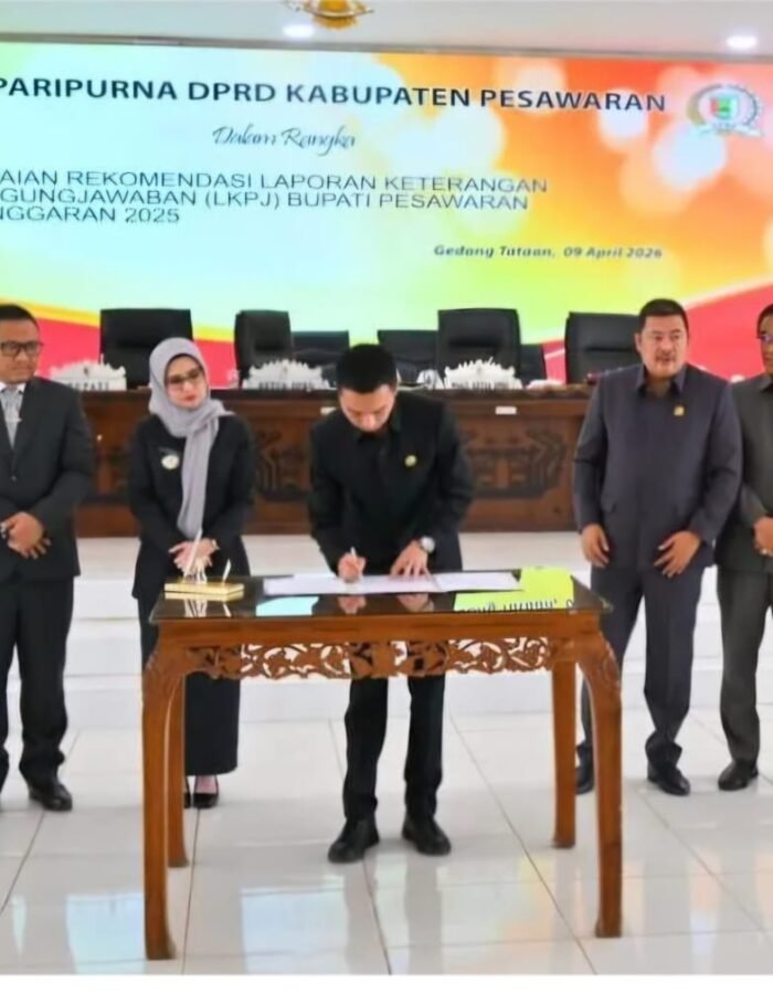 Rapat Paripurna DPRD Pesawaran Sampaikan Rekomendasi LKPJ 2025, Perkuat Evaluasi Kinerja Pemerintah