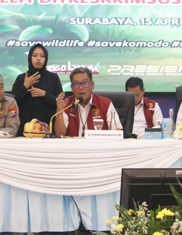 Polda Jatim Ungkap Jaringan Perdagangan Satwa Dilindungi Belasan Tersangka Diamankan