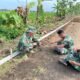Pengobat Rasa Rindu Anggota Satgas TMMD Reg Ke-128 Sragen