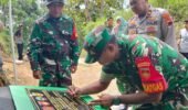 Resmikan Jalan Hasil TMMD Di Desa Hargantoro, Ini Harapan Dandim Wonogiri