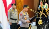 Kapolri Pimpin Pelantikan dan Sertijab Sejumlah PJU Mabes Polri dan Kapolda