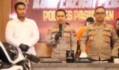 Ungkap 3 Kejahatan Jalanan, Polres Pasuruan Tangkap Pelaku Begal dan Curanmor