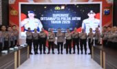 Polisi Humanis Jadi Penekanan Utama Supervisi Ditsamapta Polda Jatim di Kediri Kota