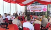 Kapolres Kediri Apresiasi Kebersihan Mako dan Kekompakan Personel Polsek Ngadiluwih