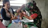 Sinergi Babinsa Dan Nakes Kelurahan Turi Kejar Target Posyandu Stunting Di Kota Blitar