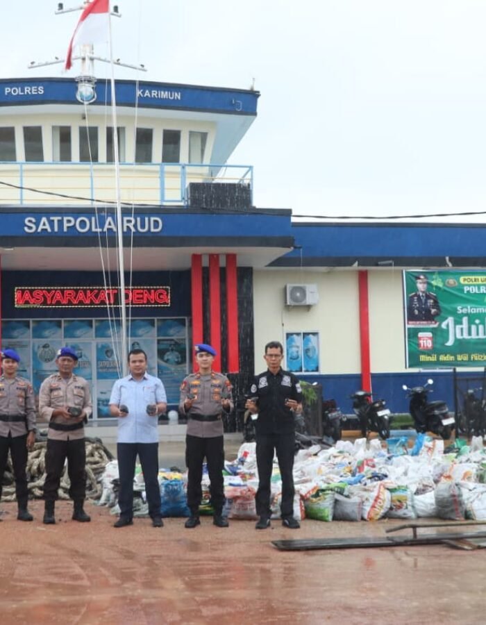 Satpolairud Polres Karimun Gagalkan Pengiriman 9,5 Ton Timah Ilegal di Karimun, Dua Tersangka Diamankan