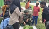 Pendampingan Mendukung Program BGN, Satgas Yonif 521/DY Turut Hadir Bantu Mendongkrak Perekonomian Warga di Distrik Walesi