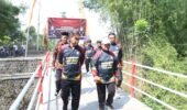 Polres Blitar Kota Resmikan Jembatan Merah Putih Presisi Penghubung Dua Desa