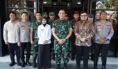 Pangdam V/Brawijaya Tinjau Lokasi Batalyon Teritorial di Kediri, Kapolres Kediri Kota Turut Hadir Perkuat Sinergitas