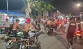 Patroli Pleton Siaga Polres Pasuruan Kota Amankan 14 Motor Diduga Balap Liar