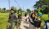 Saat Tangan Emak-Emak dan Prajurit Bersatu Menghijaukan Desa