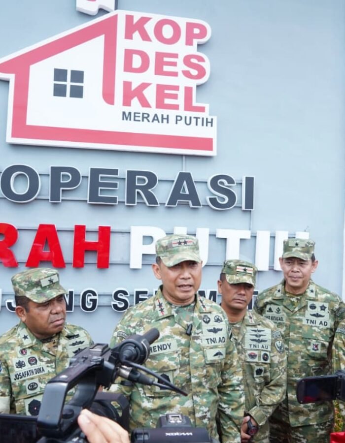 Pangdam I/BB Ikuti Vidcon Launching 1.061 KDKMP oleh Presiden RI