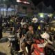 Kawal Hingga Fajar, Kabag Ops Polres Kediri Kota Pastikan Rombongan PSHT Melintas Kediri Kota Aman