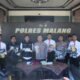 Polres Malang Amankan Dua Pemuda Bawa Sajam Saat Penyekatan Malam 1 Suro