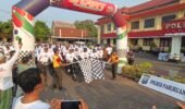 Gowes Bersama Ulama dan Masyarakat, Kapolres Pasuruan Ajak Wujudkan Daerah Aman dan Guyub