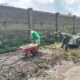Wujud Nyata Kemanunggalan TNI-Rakyat, Babinsa Candirejo Gotong Royong Bersihkan Jalan Desa