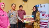 Hari Bhayangkara ke-80, Kapolres Pasuruan Anjangsana Anggota Sakit dan Warakawuri
