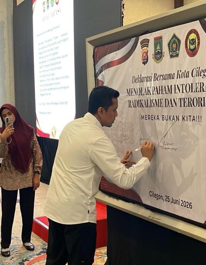 Deklarasi Bersama Tolak Intoleransi dan Terorisme, Densus 88 AT Polri Perkuat Ketahanan Sosial Masyarakat