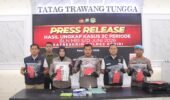 Polres Kediri Beberkan Pengungkapan Kasus 3C Periode Mei–Juni, Lima Perkara Berhasil Diungkap
