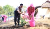 Dukung Program ASRI Presiden RI, Kapolres Kediri Kota Pimpin Penanaman Pohon Peringati Hari Bhayangkara ke-80 dan HKG Bhayangkari ke-74