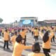 Jalan Sehat Hari Bhayangkara, Polres Kediri Pererat Kebersamaan Keluarga Besar Polri