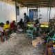 Bakti Sosial dengan masyarakat Pos Muara Nawa Satgas Pamtas RI-PNG Kewilayahan Yonif 645/Gardatama Yudha Bersama Warga Kampung Muara Nawa Dan Distrik Airu