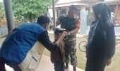 Cegah Stunting Sejak Dini, Babinsa Sertu Yhoni Dampingi Kegiatan Posyandu Di Dusun Gangsri