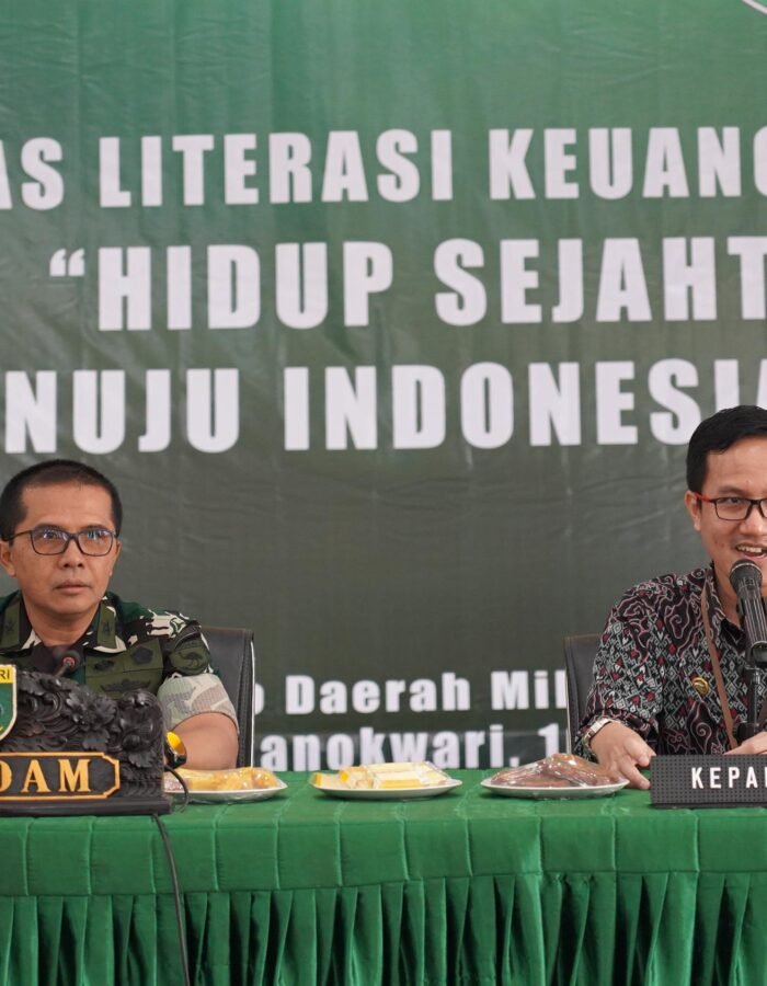 Perkuat Literasi Keuangan Digital, Kodam XVIII/Kasuari dan OJK Papua Barat Bekali Prajurit Hadapi Kejahatan Finansial