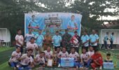 Kapolres Kotim Dan Forkopimda Hadiri Final Sekaligus Penutupan Pertandingan Mini Soccer.