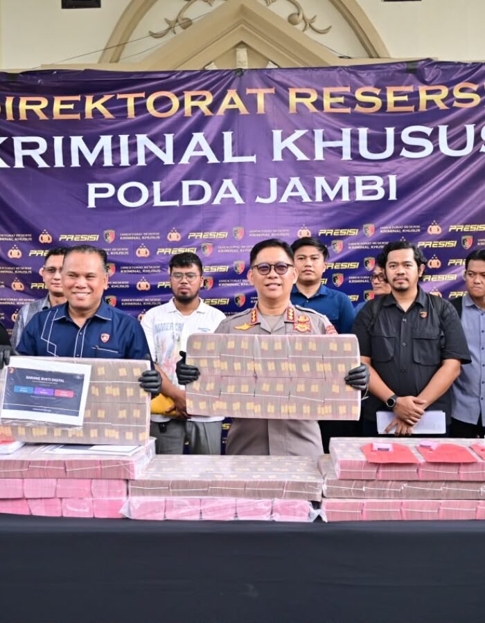 Ditreskrimsus Polda Jambi Ungkap Pembobolan Bank Jambi Rp144,82 Miliar, Tiga Tersangka Diamankan