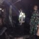 Kandang Kambing Ludes Terbakar di Jatisrono, Babinsa dan Polisi Bergerak Cepat Bantu Penanganan