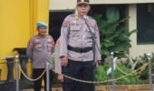 Haru dan Penuh Pesan, Kasi Humas Polres Kotim Pimpin Apel Pagi Terakhir