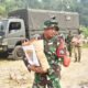 Satgas Pamtas RI-Malaysia Yonarmed 19/Bogani Gelar Jumat Peduli, Berikan Sembako dan Layanan Kesehatan Gratis