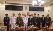 Sekdaprov Marindo Ikuti Apel Kehormatan dan Renungan Suci rangkaian HUT ke-81 Kemerdekaan Republik Indonesia